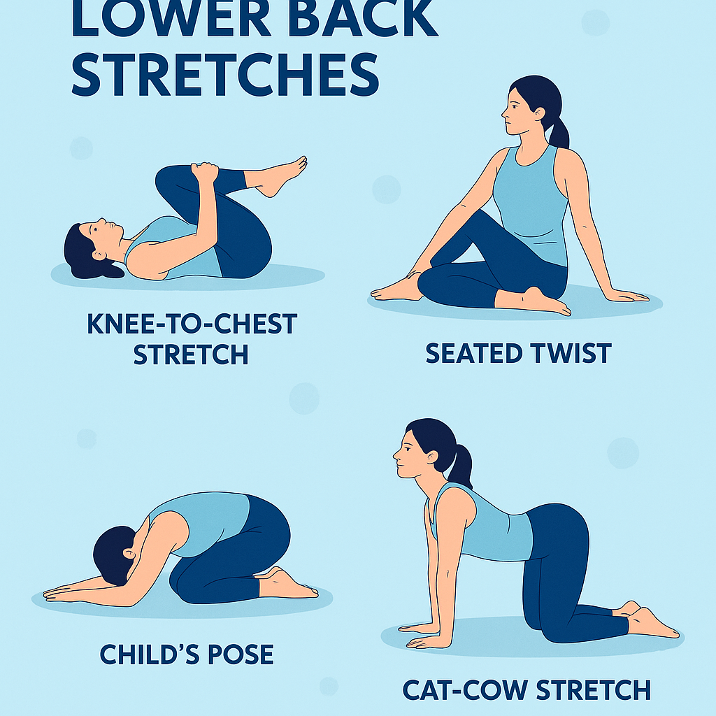 15 Stretches to Fix your Lower Back Pain